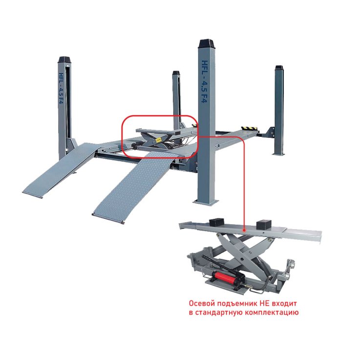 Подъемник четырехстоечный г/п 5.5 т Хорекс Авто HFL-5.5F4