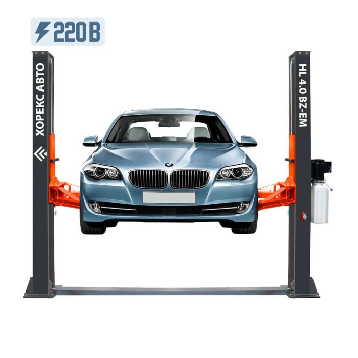 Подъемник двухстоечный 220В Хорекс Авто HL-4.0 BZ-EM 220В