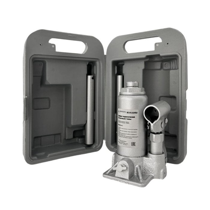 Домкрат бутылочный в кейсе 2 т Хорекс Авто HZ 01.4.015J