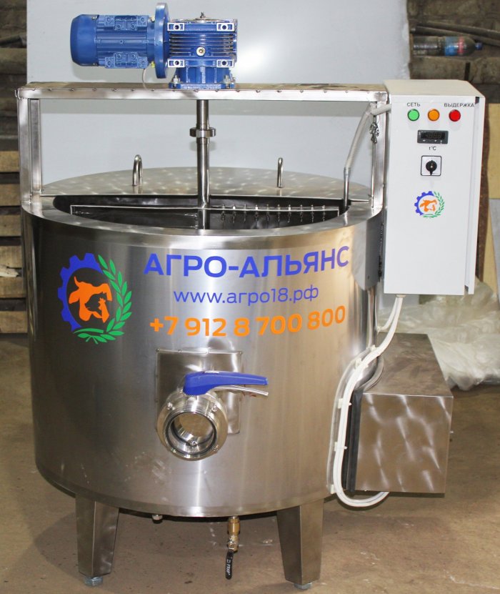 Промышленная сыроварня 2000 л.