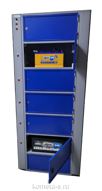 Аккумуляторный шкаф стелаж вертикальный: ЗУ-3М-2(ВИ)
